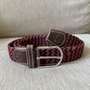 ROOSTAS: The Columbia Two Toned Woven Elastic Stretch Belt